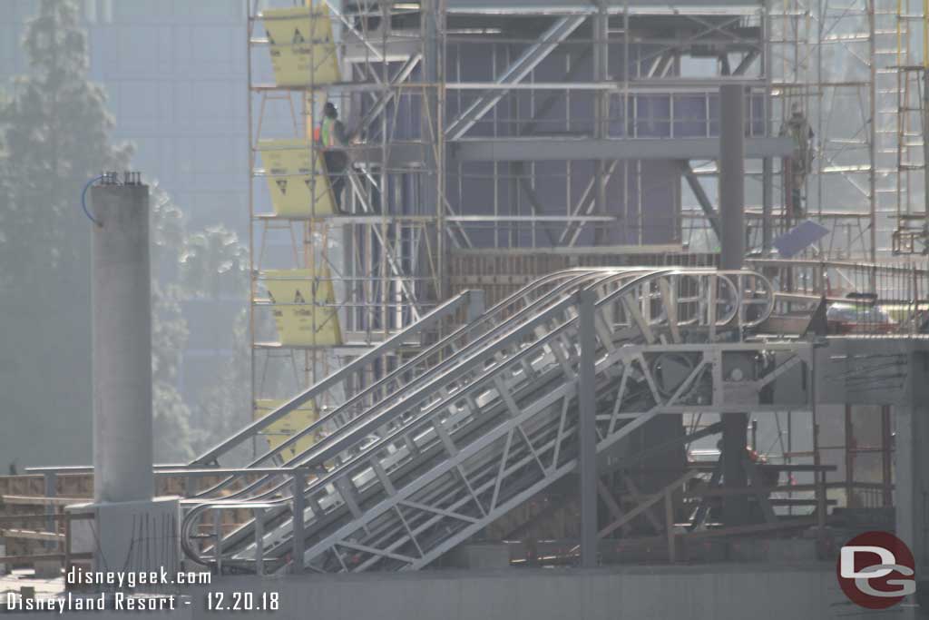 12.20.18 - In the background crews working on what appears to be another elevator structure on the back side.