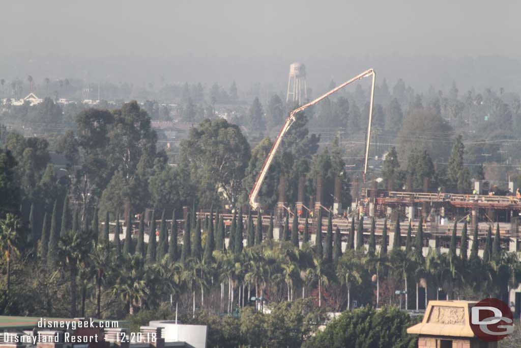 12.20.18 - From the Pixar Pal-A-Round you can see the 5th floor concrete pour.