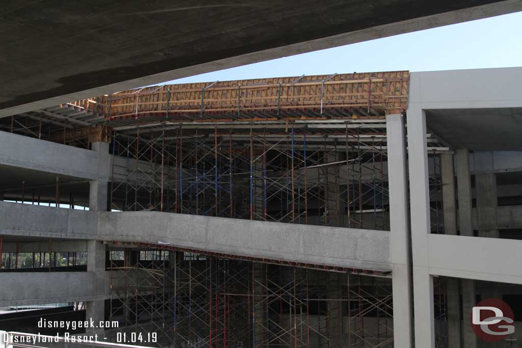 01.04.19 - Temporary supports are still in place for the last section of the ramp.