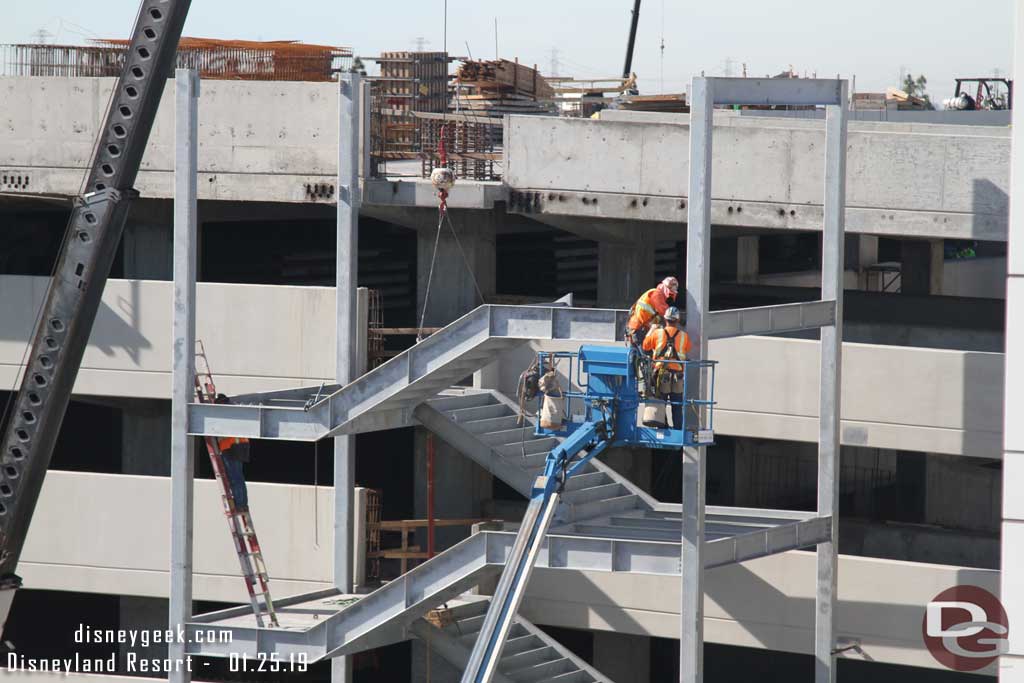 01.25.19 - A closer look at the stair assembly.