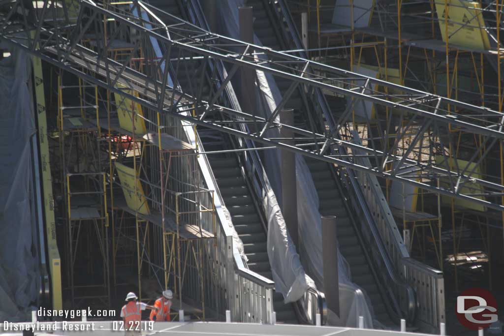 02.22.19 - Framing is up for the third floor escalator side structure.