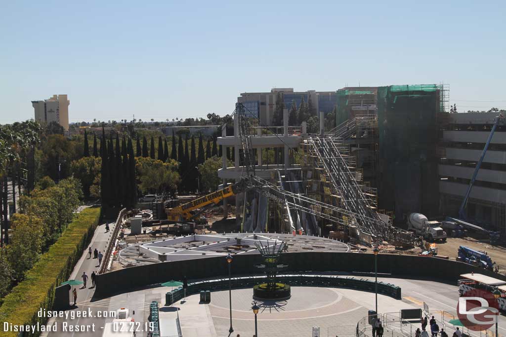 02.22.19 - A better look at the roof structure and large crane.