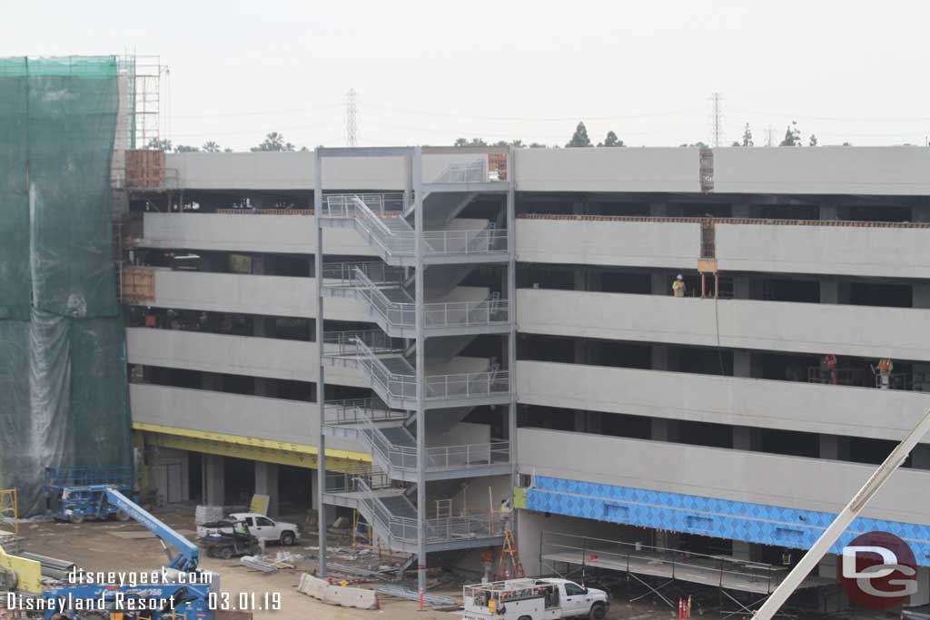 03.01.19 - A second stair case closer to the elevators has been installed.