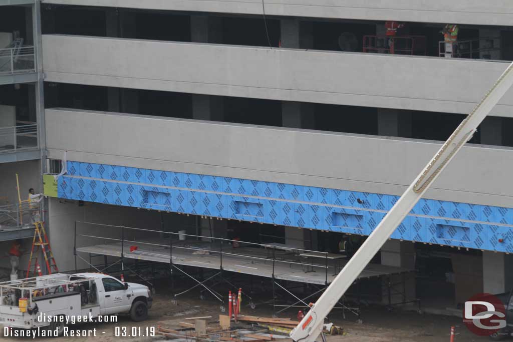 03.01.19 - Scaffolding up so they can work on the ceiling