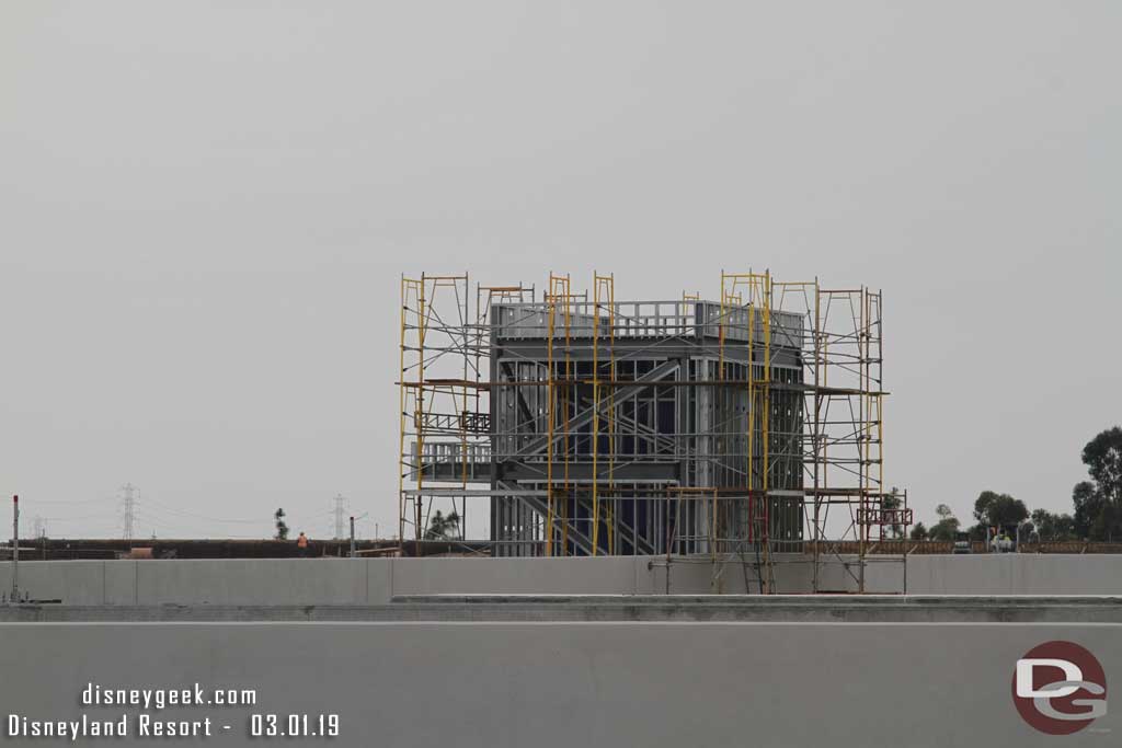 03.01.19 - A look at the structure visible near the center of the garage near the ramp side.