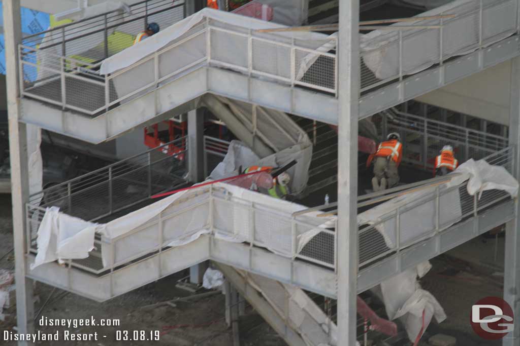 03.08.19 - Looks like they are applying/installing the non stick surface.