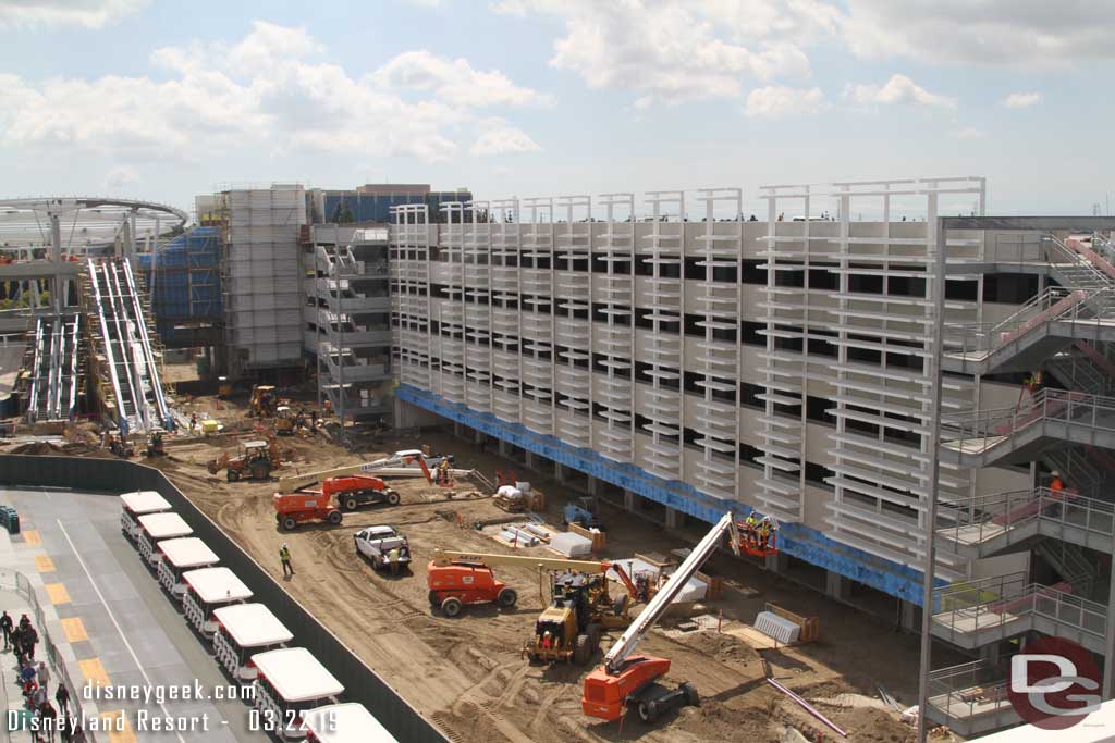 03.22.19 - A wider look at the tram area facing side.