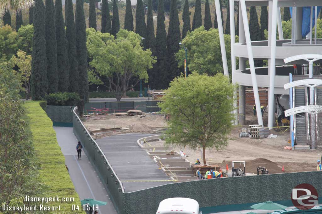 04.05.19 - The new tram path is starting to take shape.