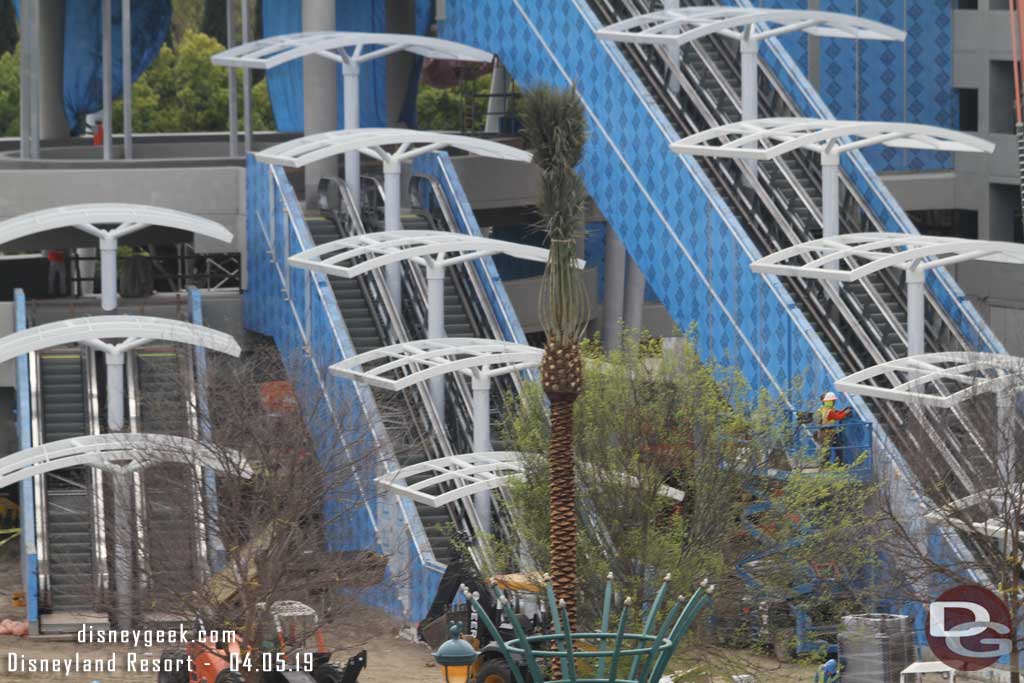 04.05.19 - A closer look at the escalator area.