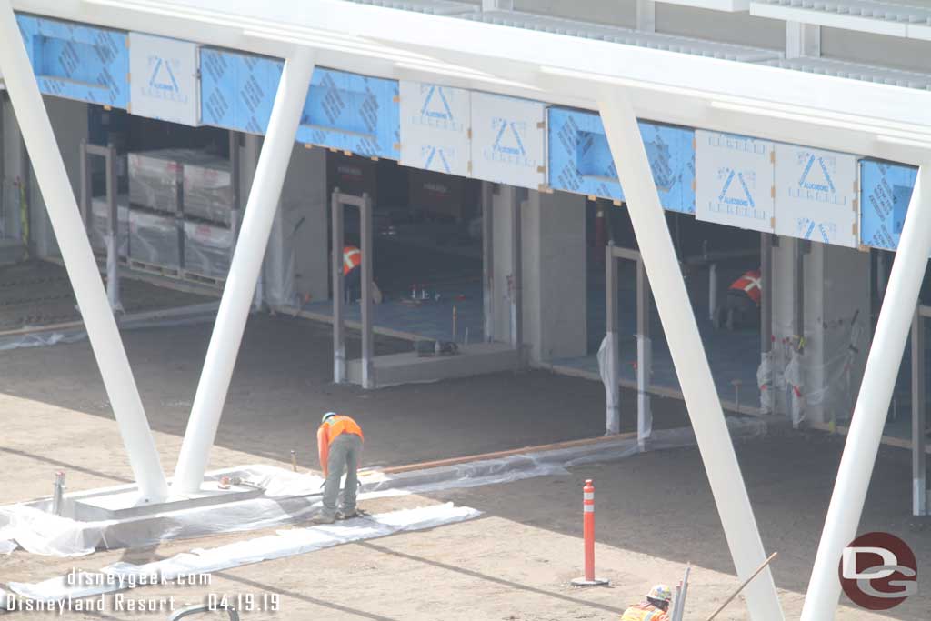 04.19.19 - A better look at the paver preparations and into the structure.