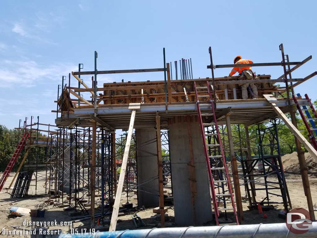 05.17.19 - A closer look at the new supports on the Downtown Disney side.