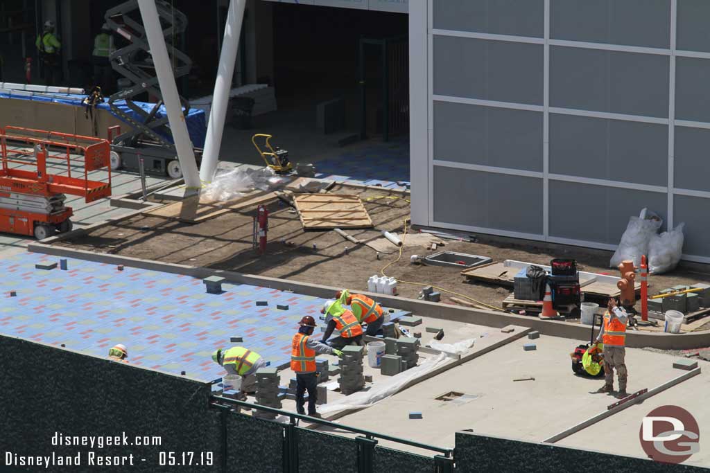 05.17.19 - More pavers being installed.