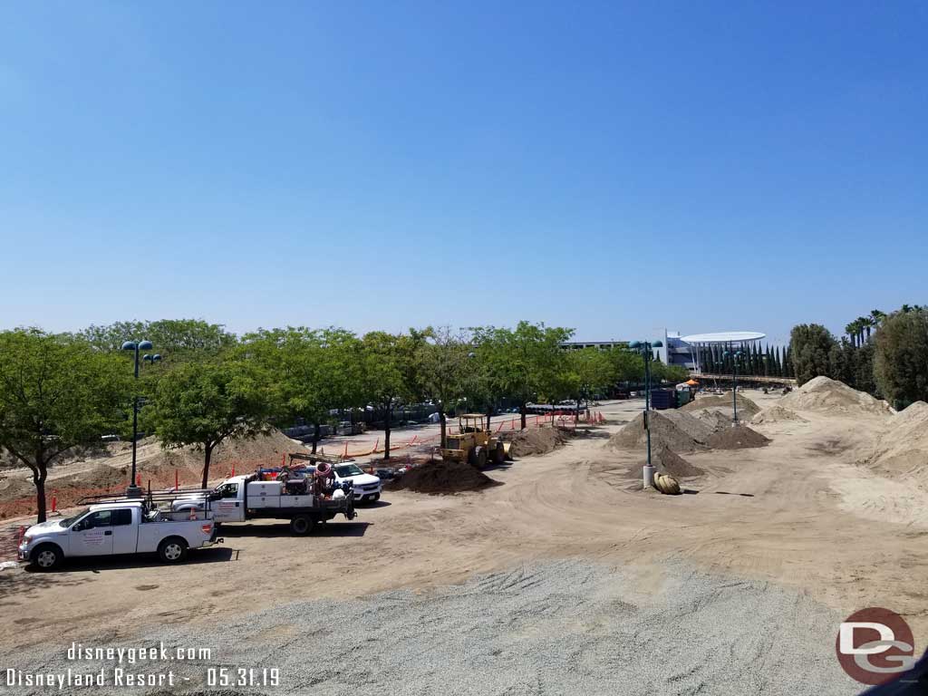 05.31.19 - In the distance you can see the new walkway ramp and beyond it the new garage.