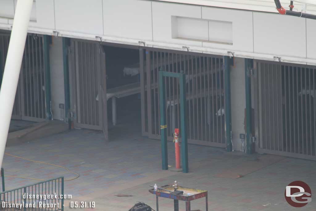 05.31.19 - A closer look, you can see the bag check tables on the other side of the gate/fence.