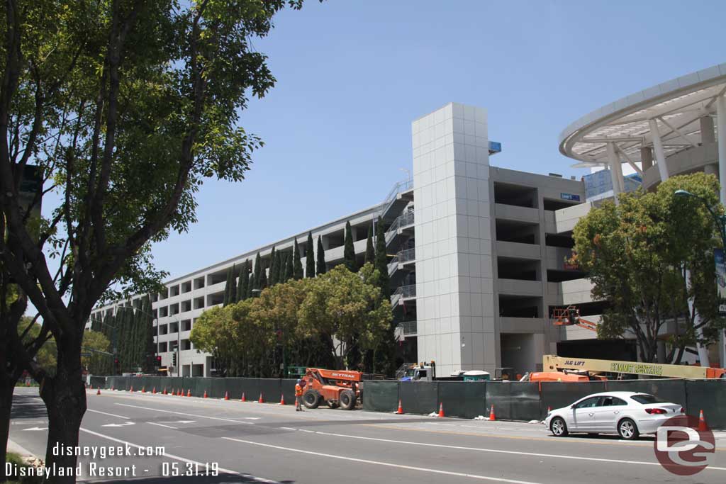 05.31.19 - The large trees have all returned.  They are working on the sidewalk and other landscaping.