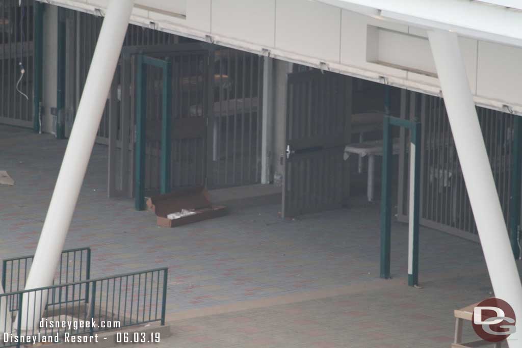 06.03.19 - A closer look at the gates and bag check tables.