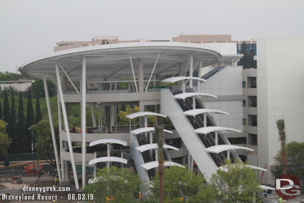 06.03.19 - The escalator structure.  Notice side paneling on  the 5th floor one now.