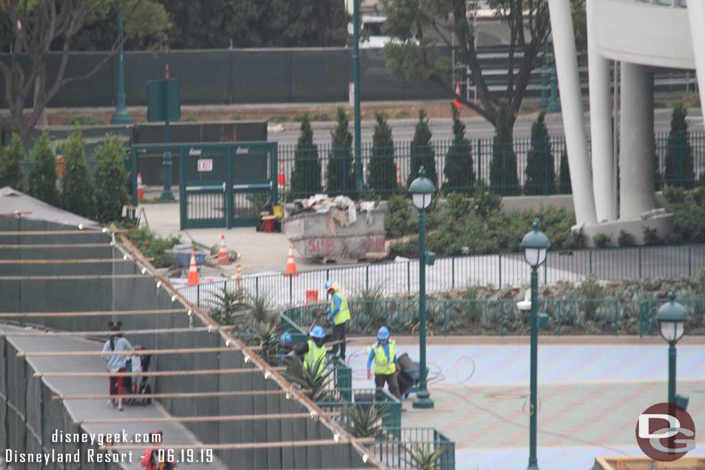 06.19.19 - Landscaping at the tram drop off and along the tram route and perimeter is installed now.