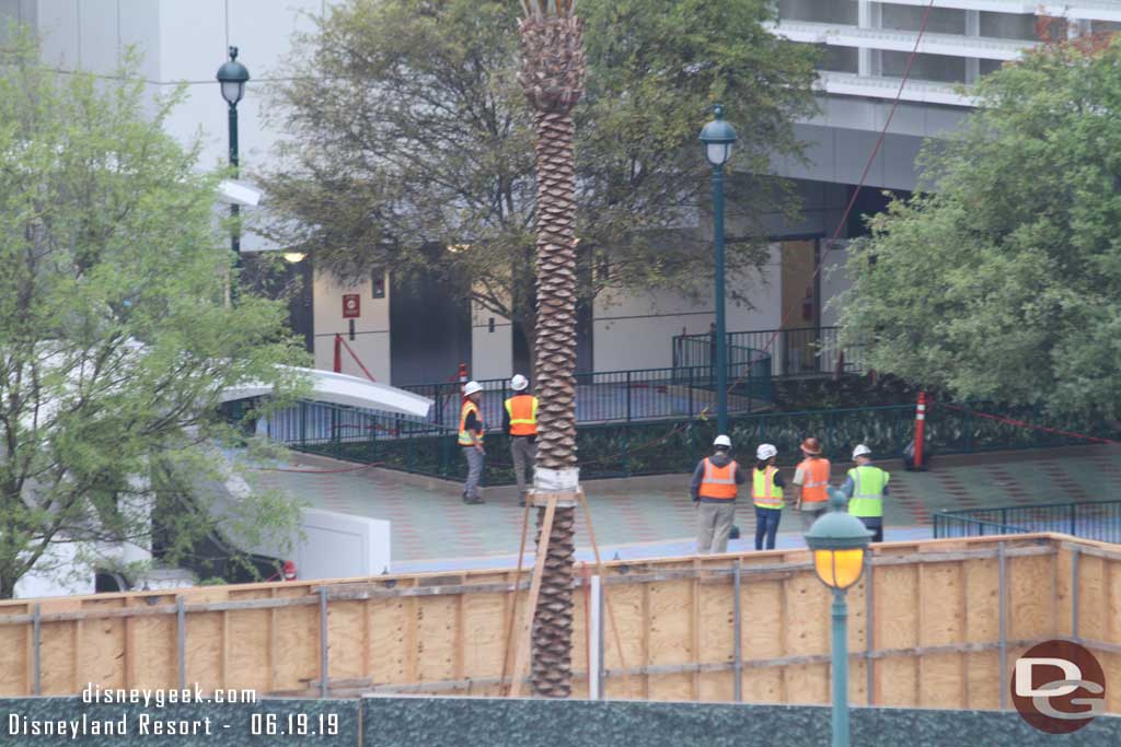 06.19.19 - Landscaping and fencing looks complete plus signage at the elevators.