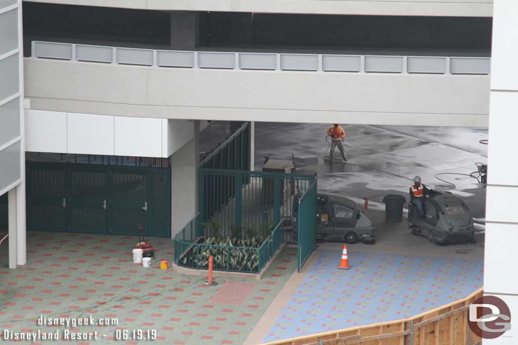 06.19.19 - Cleaning the pavement and pavers.