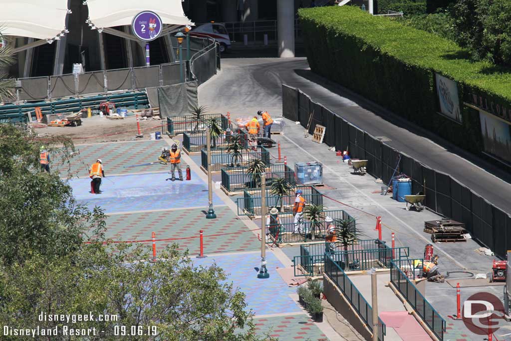 09.06.19 - A reverse angle of the tram stop from the 5th floor of the Pixar Pals structure.