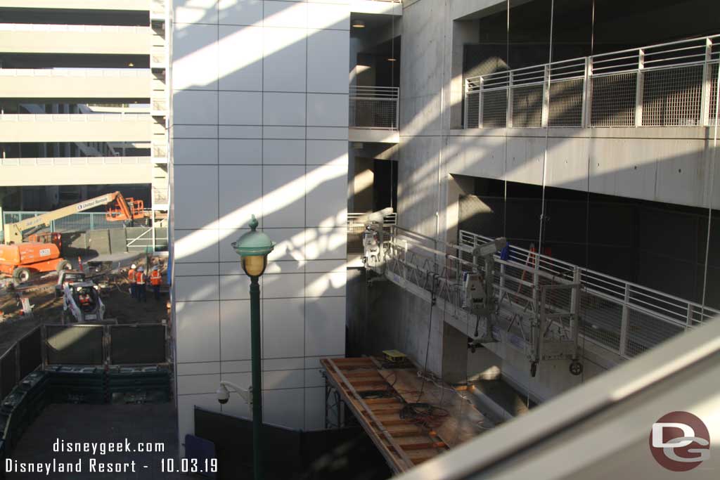 10.03.19 - They are working above the restrooms, hard to tell what the project is right now.