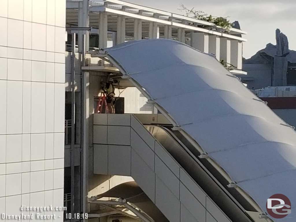 10.18.19 - Some work at the escalator entrance going on this morning.