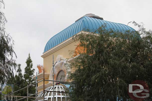 04.02.11 - The queue cover is still not done and some repainting/detail painting on the exterior
