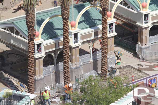 06.02.11 - Rebar going in as the concrete work along the parade route is nearing completion.