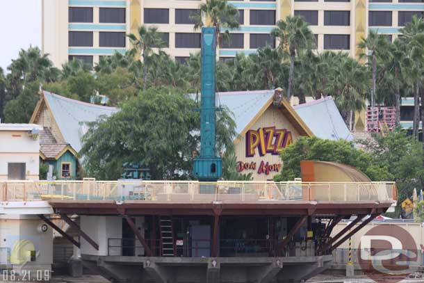 8.21.09 - You can see the pieces on the far right of the platform