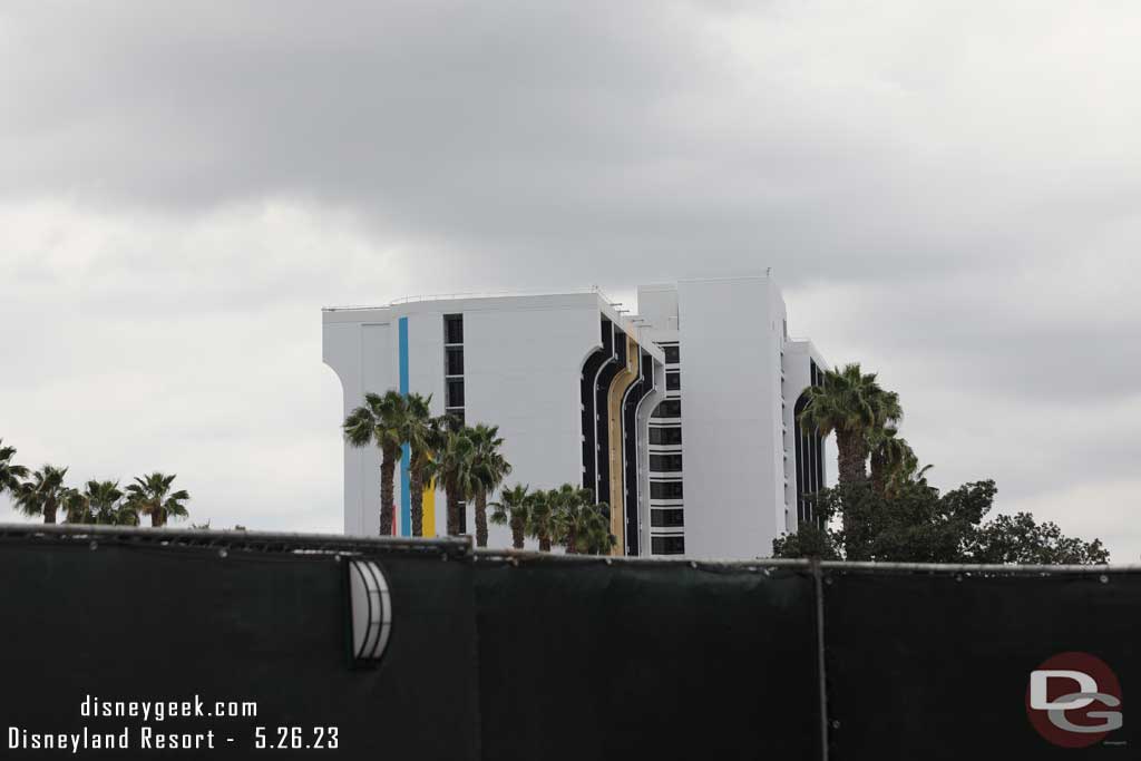 05.26.23 - The view from Downtown Disney of the exterior progress.