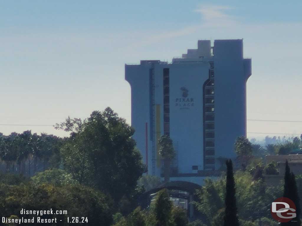 01.26.24 - The hotel from the parking structure