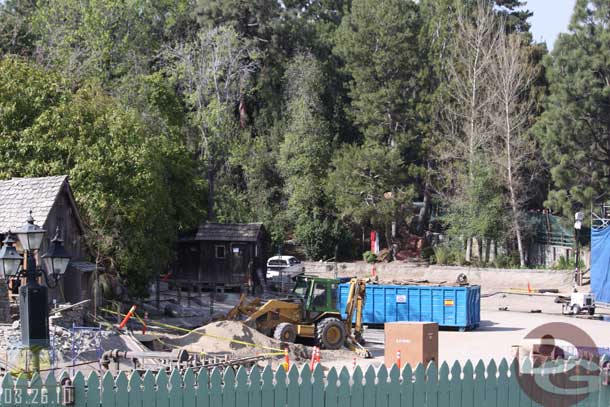 03.26.10 - The dock on this side of the island that is used during Fantasmic is being replaced too