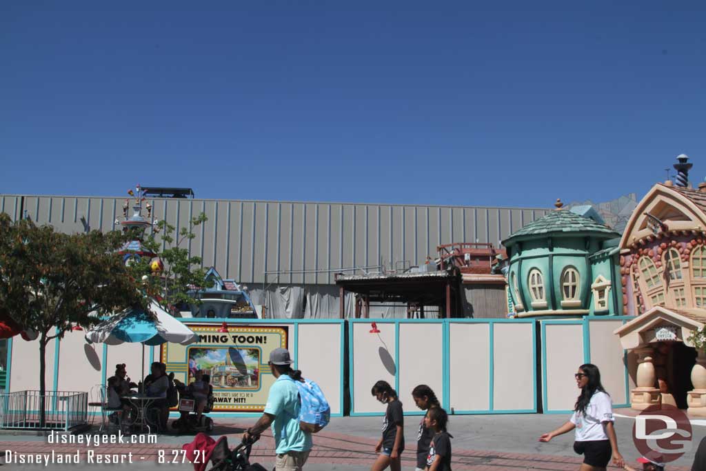 08.27.21 - The Five and Dime facade has been removed