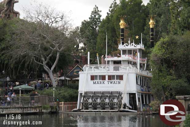 1.15.16 - The Mark Twain is in dry dock.