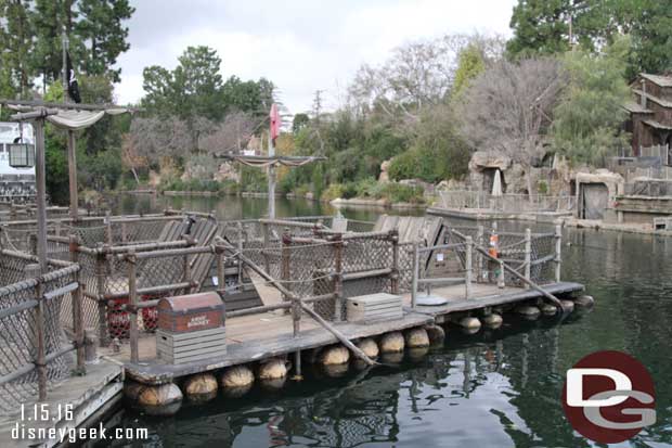 1.15.16 - The rafts were all tied up at the dock.