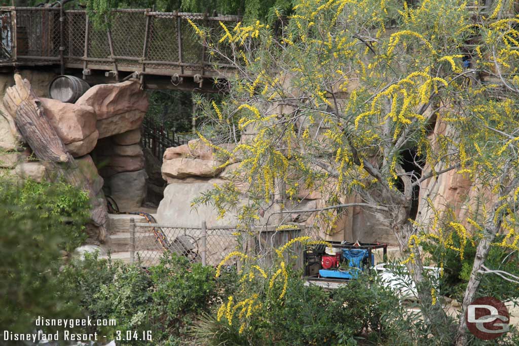 3.04.16 - Equipment on the island, not sure if this is for constructing the dam or for work on the island.