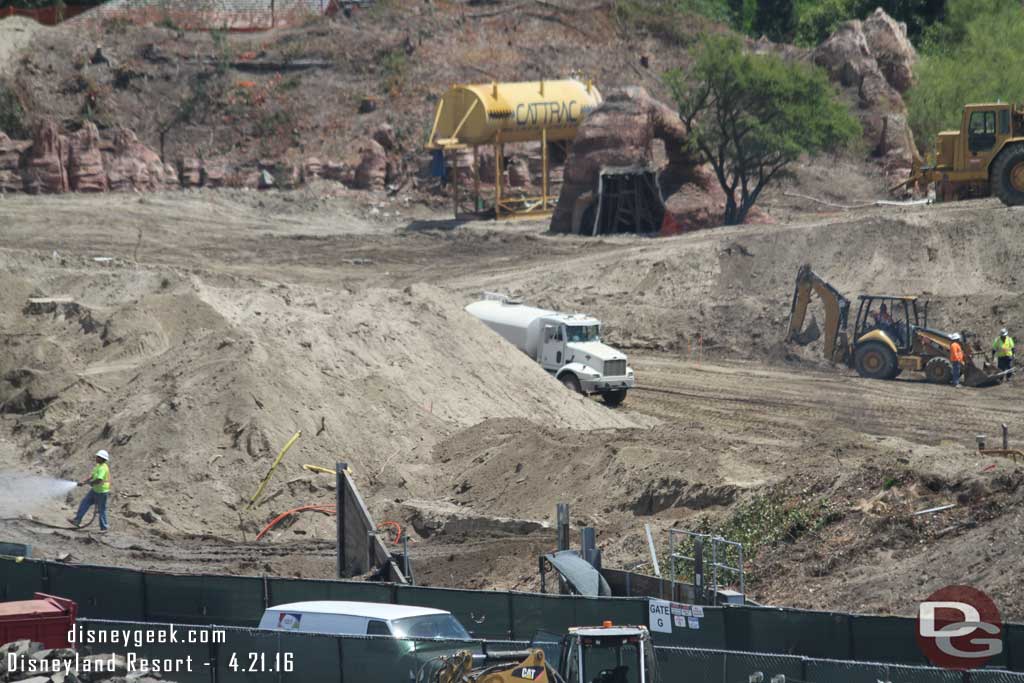 4.21.16 - Here you can see the remains of the tunnel in the foreground.