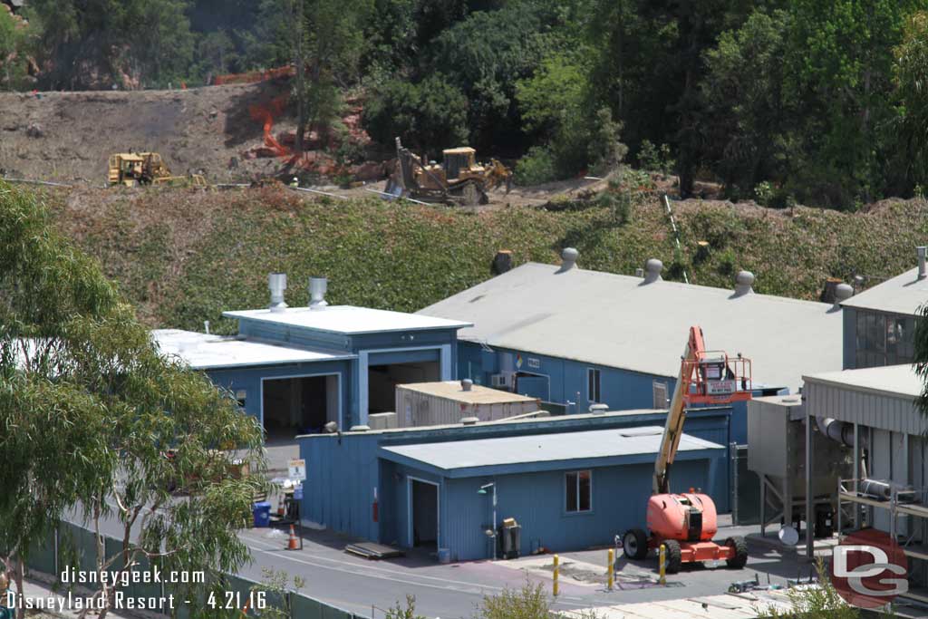 4.21.16 - These backstage buildings looked vacant and guessing they will be next for removal.