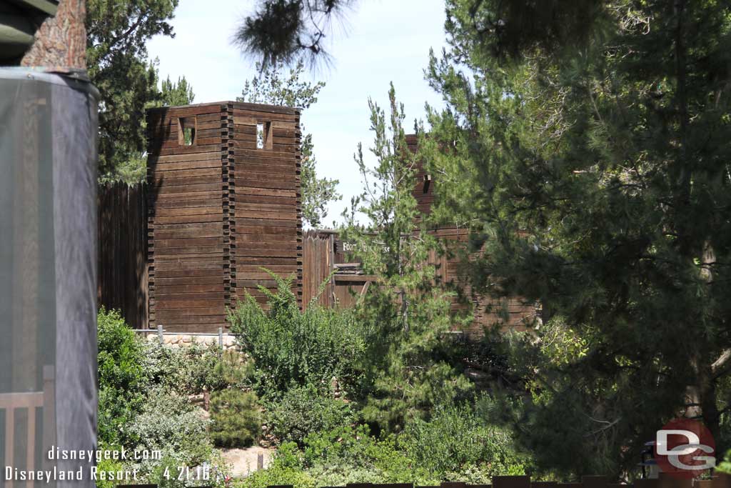 4.21.16 - You can see the Fort once again from the walkway.