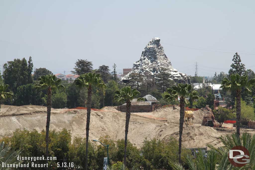 5.13.16 - Panning across the site the old Skyway building is clearly visible.  Permits were files to remove the building last week.