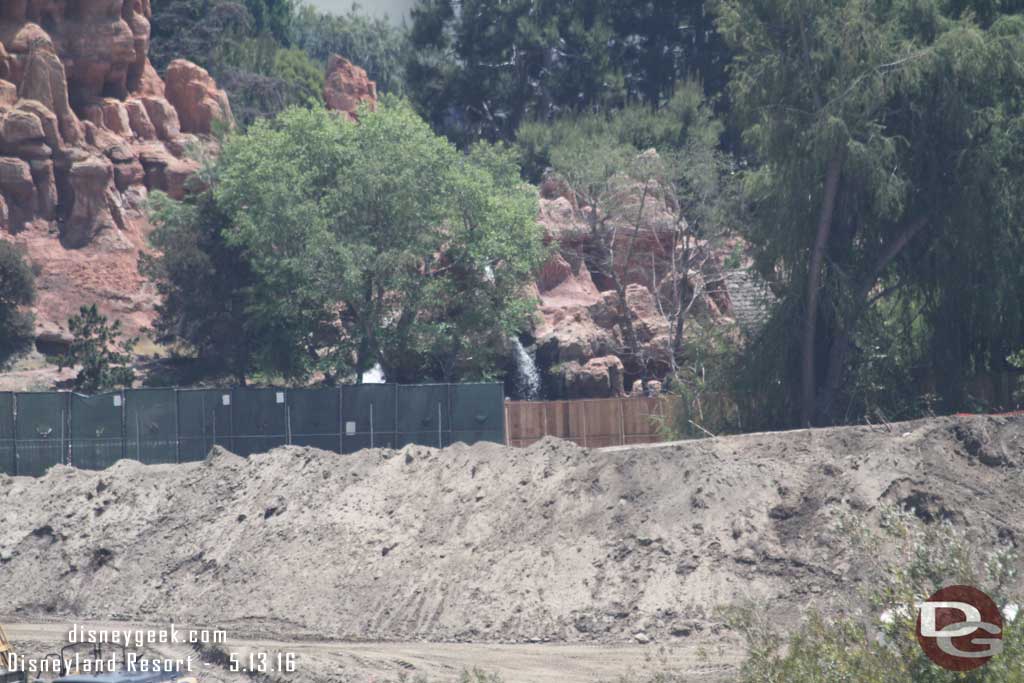 5.13.16 - Here you can see the back of the fence on the Big Thunder Trail