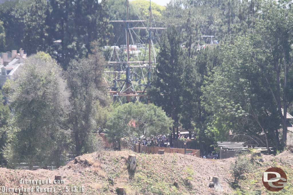 5.13.16 - You can now see into Critter Country.  The fence you see is the one along the walklway by the canoes.