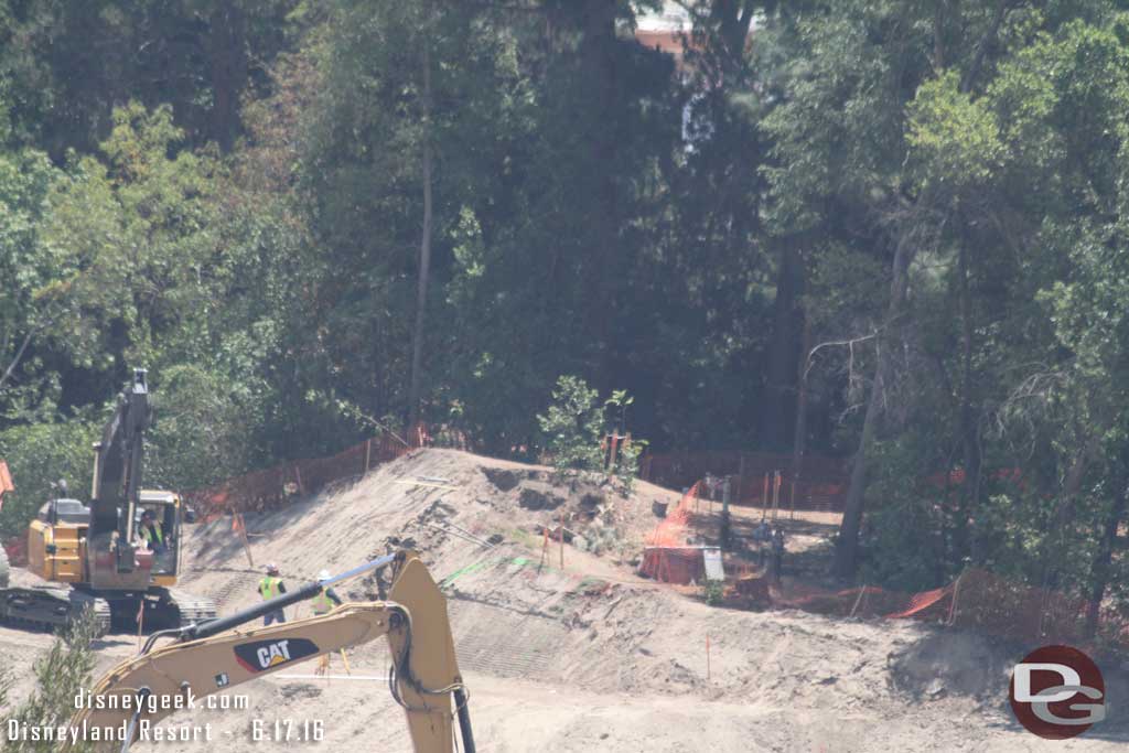 6.17.16 - Out on the Island they are workin on the point area moving some earth around.