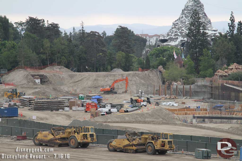 7.16.16 - The next section of wall has rebar up and is awaiting the forms.