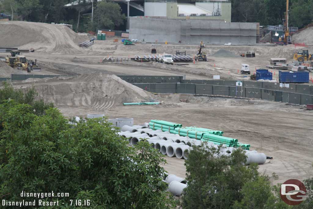 7.16.16 - Plenty of pipes waiting to be installed still