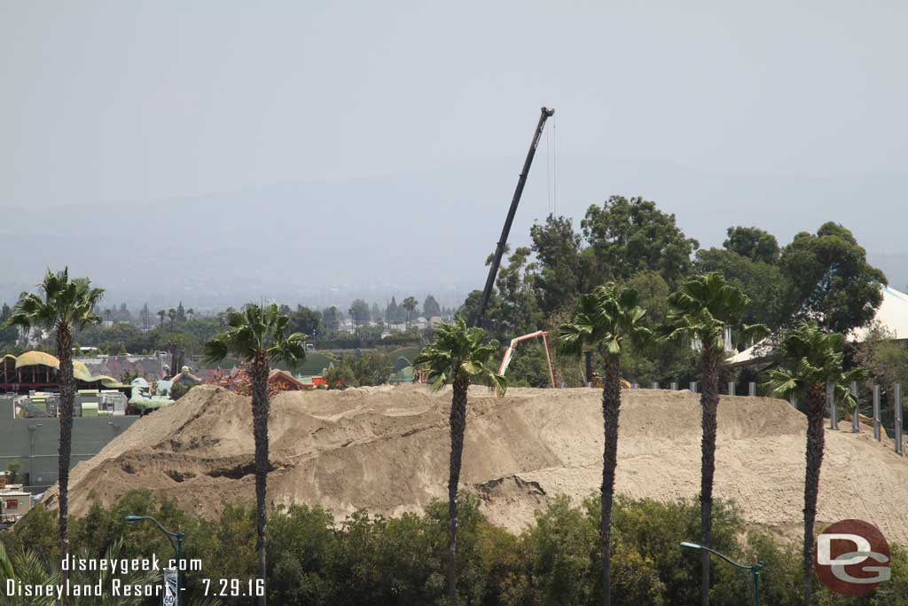 7.29.16 - Panning from the left (north) to the right (south) starting with the large dirt mound.