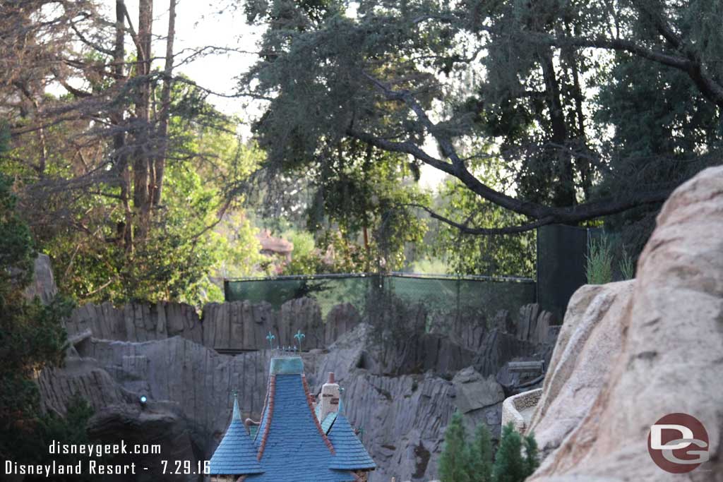 7.29.16 - From Casey Jr. you can see fences and get a quick glimps around/throuhg.. but due to the lighting and speed my pictures are not very good.