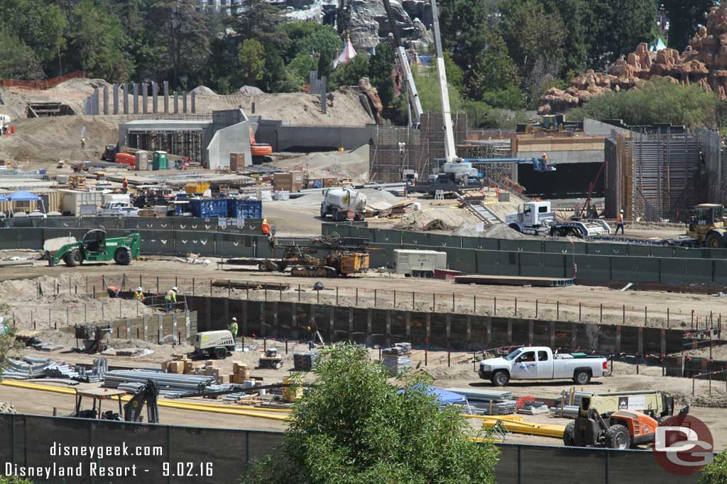 9.02.16 - In the near lot excavation continues as they dig for what appears to be a show building.