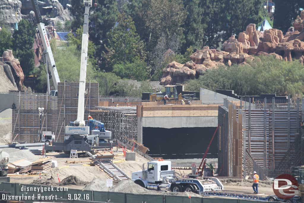 9.02.16 - Somewhere out there is the new backstage marina for Fantasmic